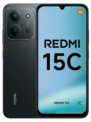 Смартфон Xiaomi Redmi 15C 4G 4/256 ГБ, черный